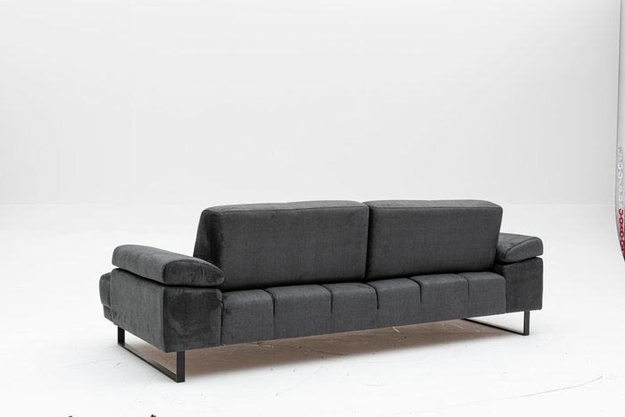 Atelier Del Sofa Mustang Sofá cama de 3 plazas Antracita